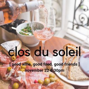 Clos du Soleil Winemaker's Social at Public Liquor
