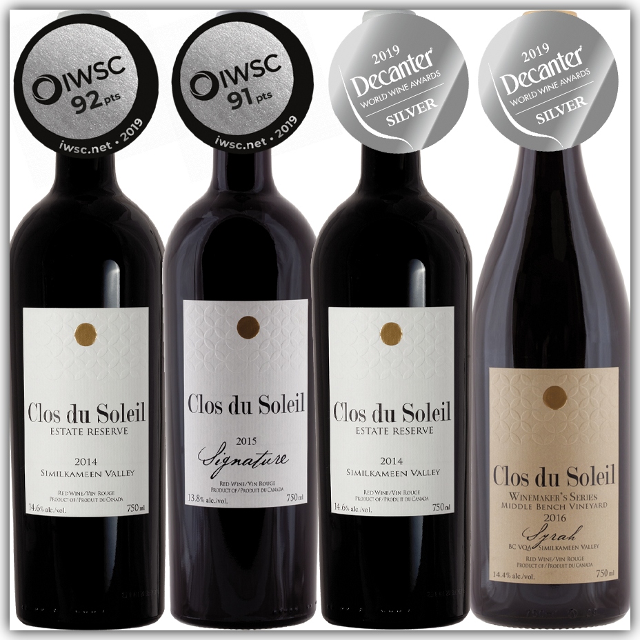 Four International Awards for Clos du Soleil